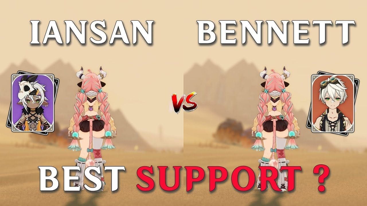 BEST Support for C0 Varesa? Bennett vs Iansan ! ( Genshin Impact )