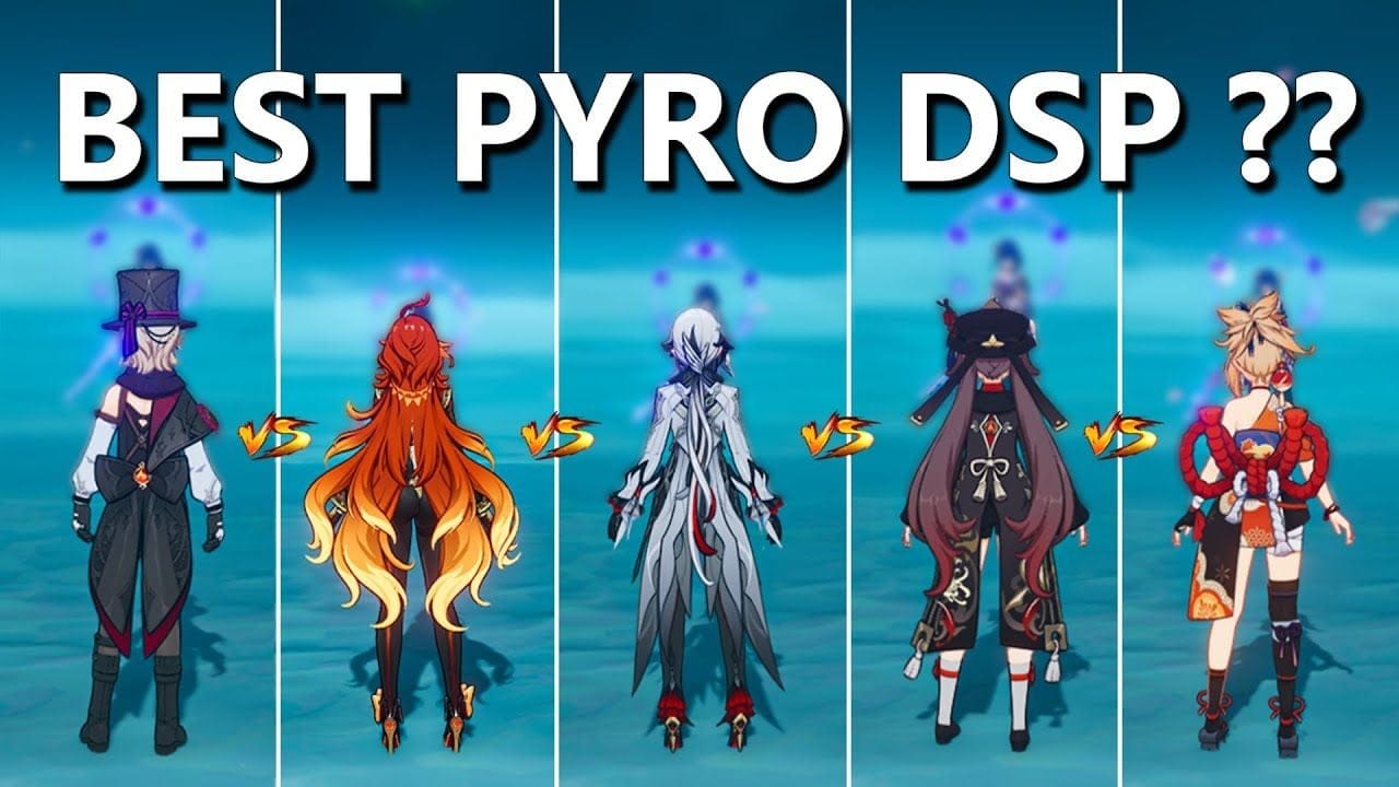 Arlecchino vs All PYRO DPS !! Who is BEST PYRO DPS ? (Genshin Impact)