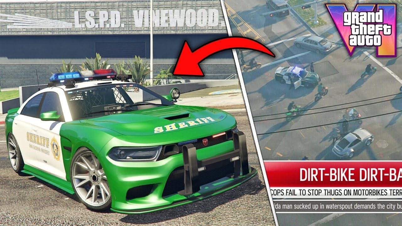 Nouvelle STX POLICE du TRAILER de GTA 6 ! (DLC Villa)