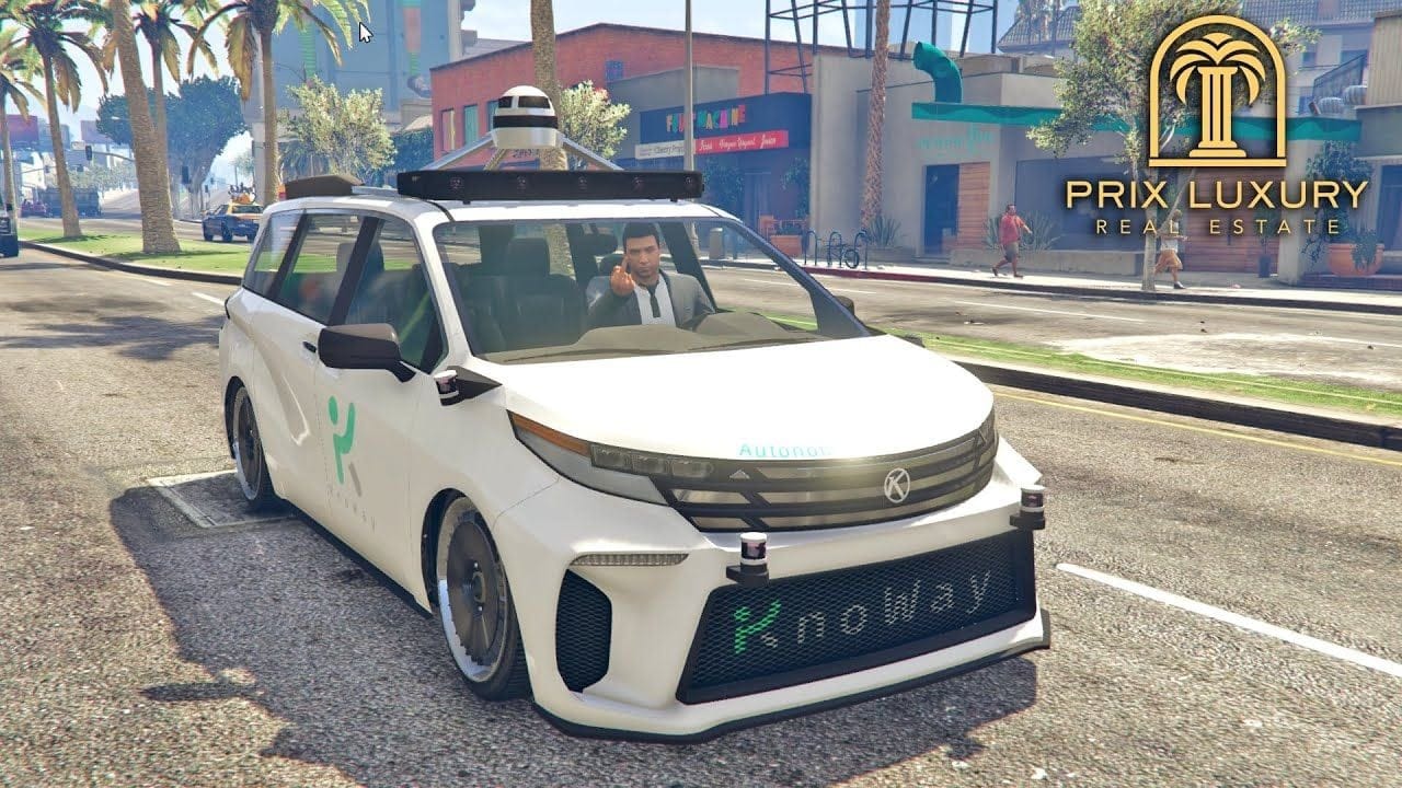 Conduire LA VOITURE AUTONOME ! (DLC Villa)