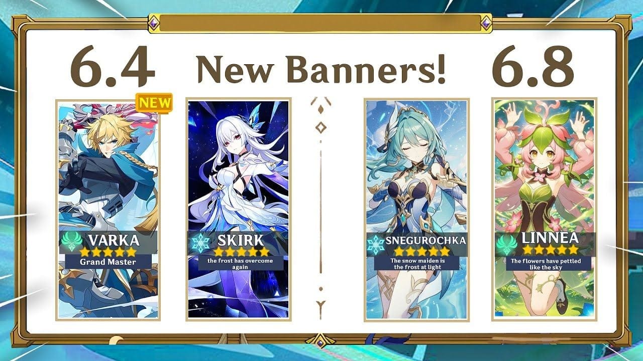 JUST IN! NEW 6.4 - 6.8 UPDATED BANNER ROADMAP! DO NOT MISS THESE - Genshin Impact
