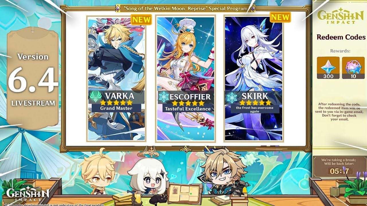 JUST IN! 6.4 BANNER ARE FINALLY HERE! VARKA NEW KIT INFO UPDATED! - Genshin Impact