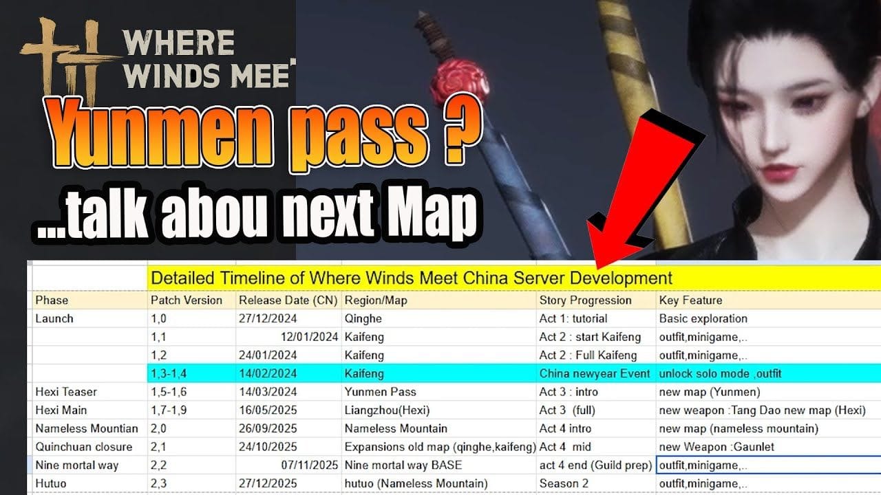 What Comes After Kaifeng? Yunmen Pass Revealed | Where Winds Meet