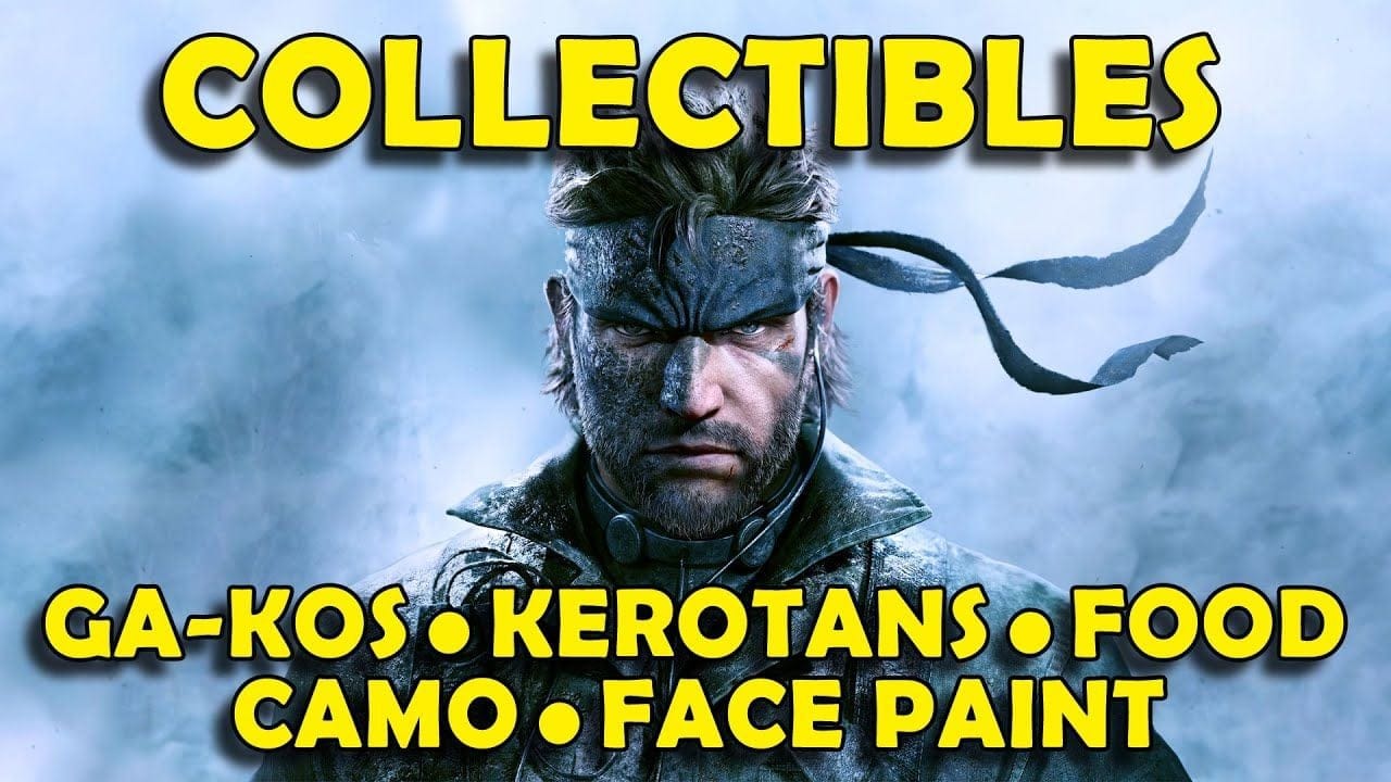 Metal Gear Solid 3 Delta - All Collectible Locations (Ga-Kos, Kerotans, Food, Camo, Face Paint)