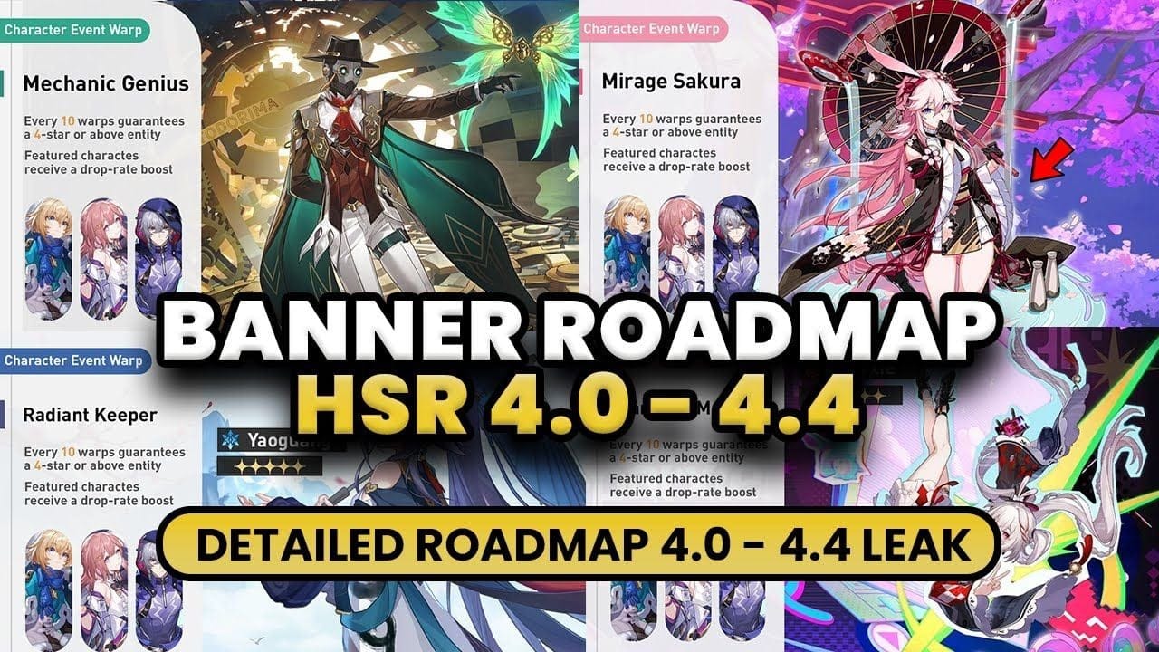 BIG NEWS?! | NEW BANNER ROADMAP 4.0 TO 4.4, CHARACTER LEAK, WHO TO PULL - HSR LEAKS