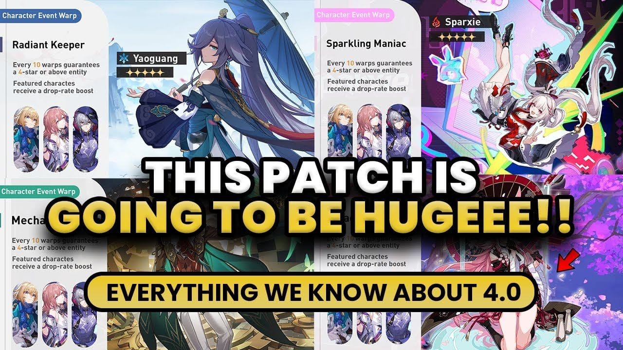 4.0 MIGHT JUST BE INSANE?! | CHARACTER LEAKS, EVENTS & DETAILED INFO - HSR 4.0 - 4.1 LEAKS