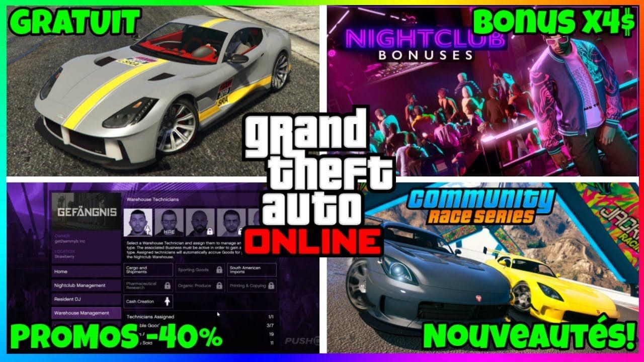 PROMO ET BONUS GTA ONLINE DE LA SEMAINE DU 15/1 & NOUVEAU CONTENUE DLC GTA5 ONLINE