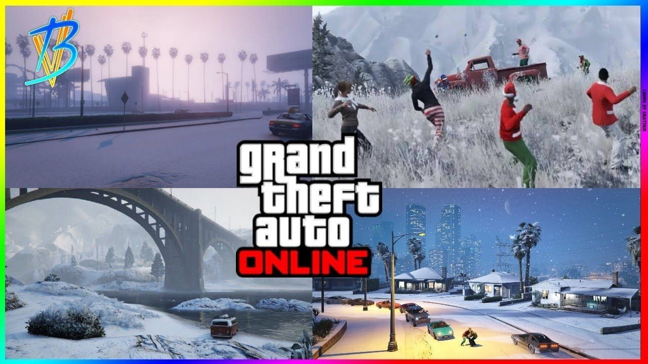 LA NEIGE EST ARRIVÉE AVEC DES CADEAUX SUR GTA ONLINE !