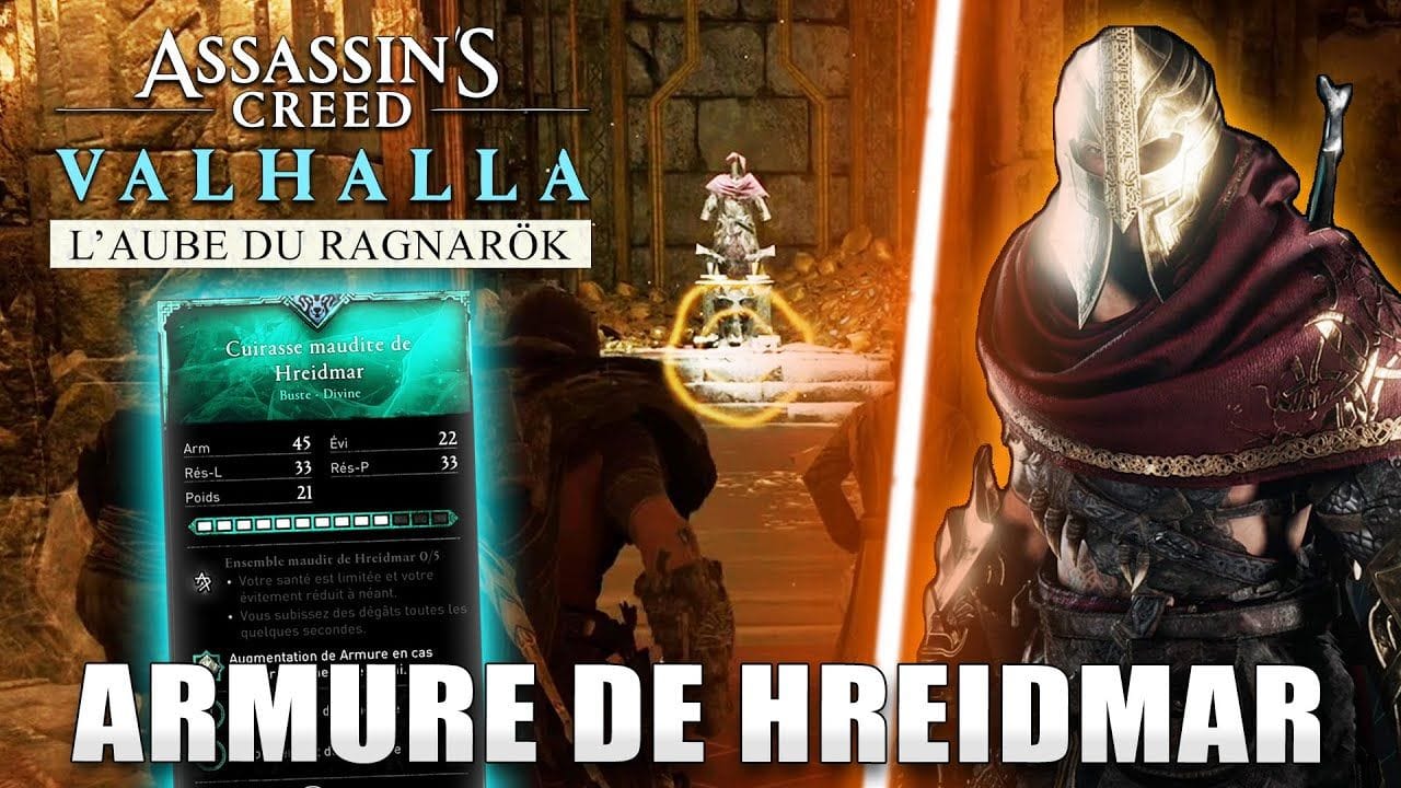 Assassin's Creed Valhalla L'Aube Du Ragnarök : Comment PURIFIER l'ARMURE de HREIDMAR (Motsognir)