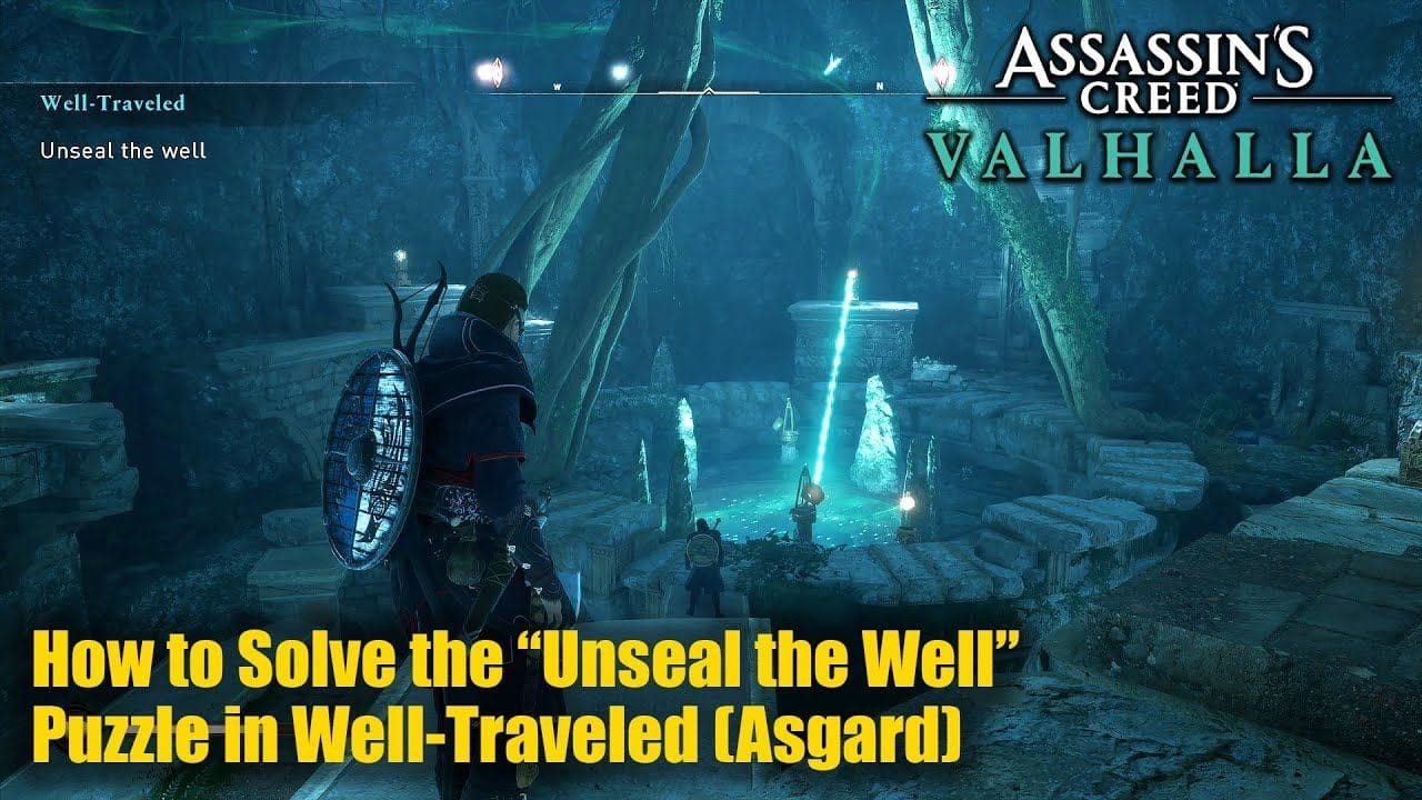 Assassin’s Creed Valhalla PS5 • How to Solve the “Unseal the Well” Puzzle in Well-Traveled (Asgard)