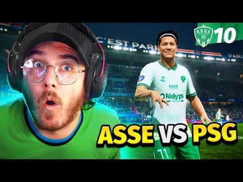 L'AS SAINT-ETIENNE TIRE le PSG en COUPE de FRANCE ! (Carrière Yamine Junior #10)
