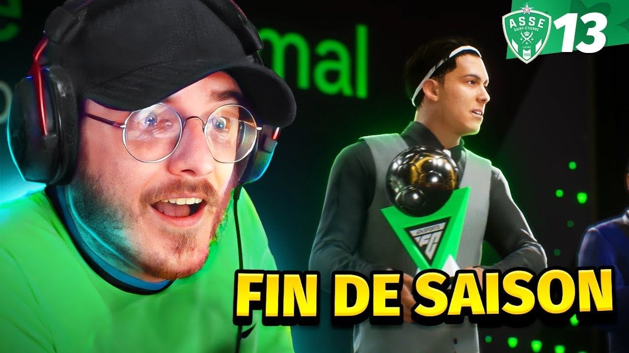 FIN de SAISON à l'ASSE pour YAMINE JUNIOR ! QUEL PROCHAIN CLUB 👀 ?! (Carrière Yamine Junior #13)