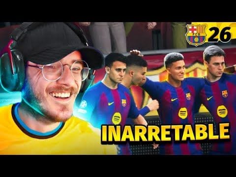 YAMINE JUNIOR INARRÊTABLE au FC BARCELONE et en ÉQUIPE de FRANCE ! (Carrière Yamine Junior #26)