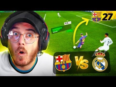 ENFIN TRICKSTER pour EL CLÁSICO contre le GRAND REAL de MADRID ?! (Carrière Yamine Junior #27)