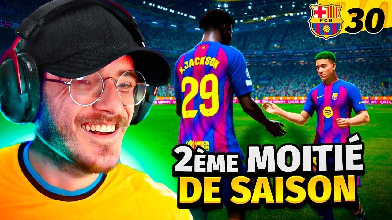 YAMINE JUNIOR n'a PLUS D'ENDURANCE sur le TERRAIN... (Carrière Yamine Junior #30)