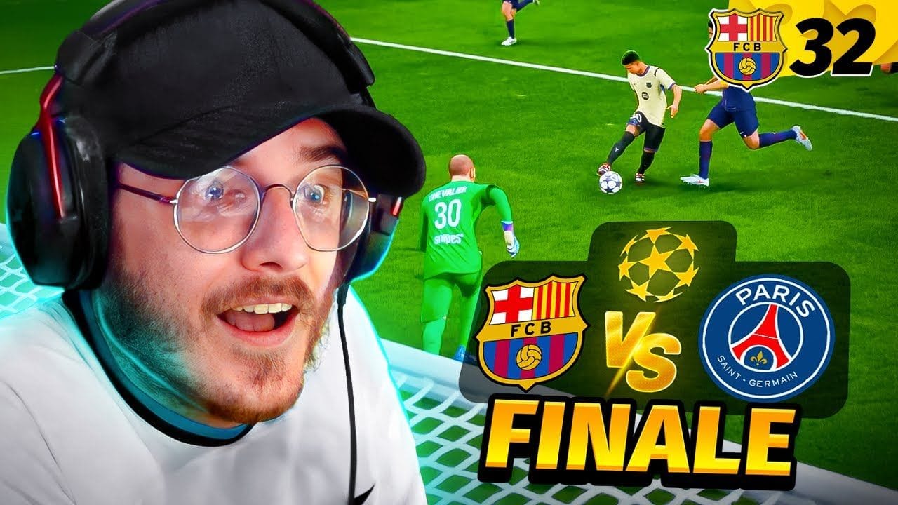 FINALE de LIGUE des CHAMPIONS contre le PSG ! (Carrière Yamine Junior #32)