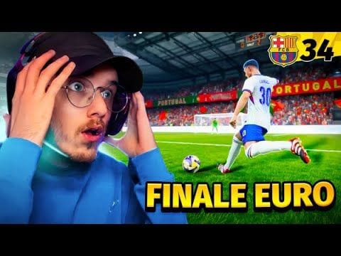 YAMINE JUNIOR en FINALE de L'EURO 2028 avec L'ÉQUIPE de FRANCE ! (Carrière Yamine Junior #34)