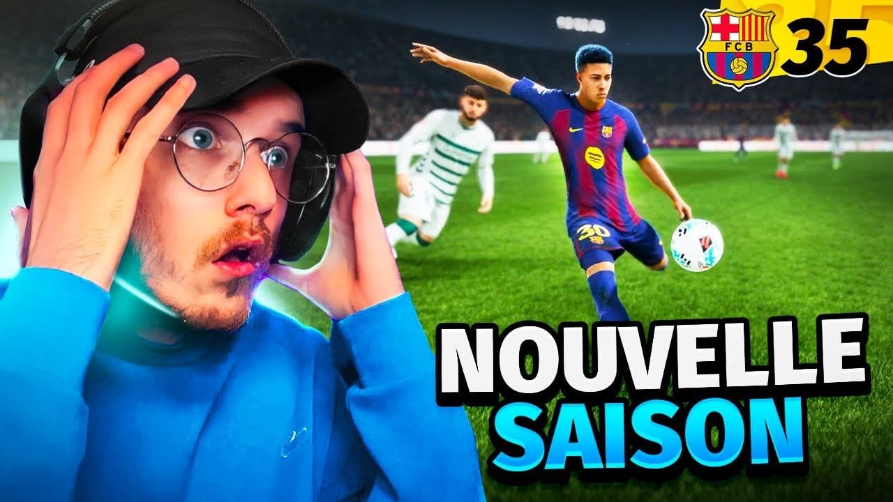 C'est le DÉBUT de la 2ÈME SAISON au FC BARCELONE pour YAMINE JR. ! (Carrière Yamine Junior #35)