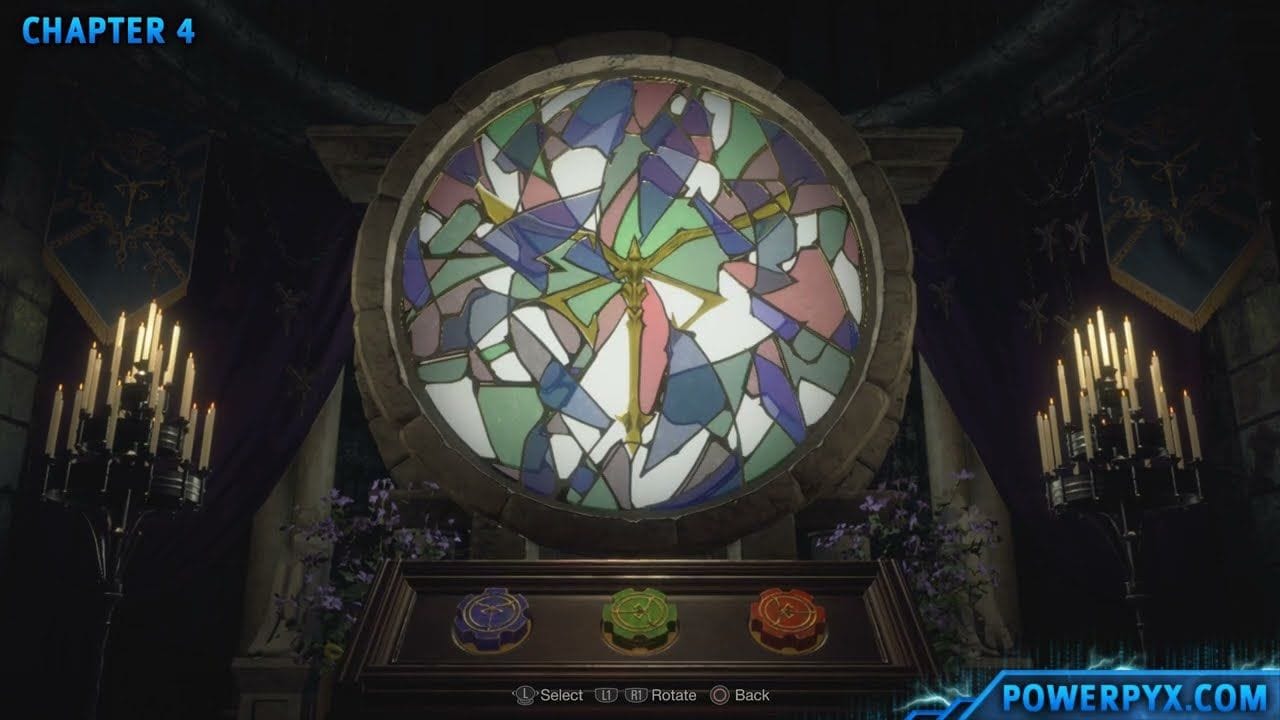 Resident Evil 4 Remake - Church Window Puzzle Solution (Chapter 4)