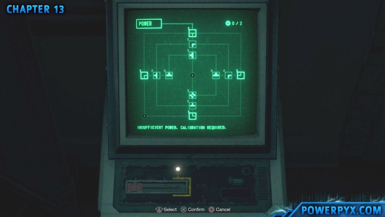 Resident Evil 4 Remake Electronic Lock Terminal Puzzle Solution (Power Calibration) Assisted/Normal