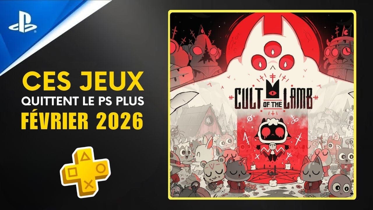 LES JEUX QUI QUITTENT LE PS PLUS EXTRA EN FÉVRIER 2026