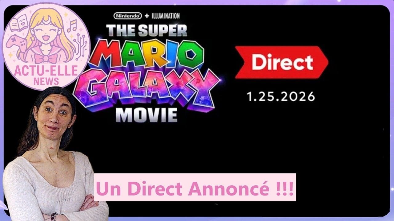 Actu Elle News 24 janvier 2026(Mario, Ubisoft Mass Effect et Final Fantasy)