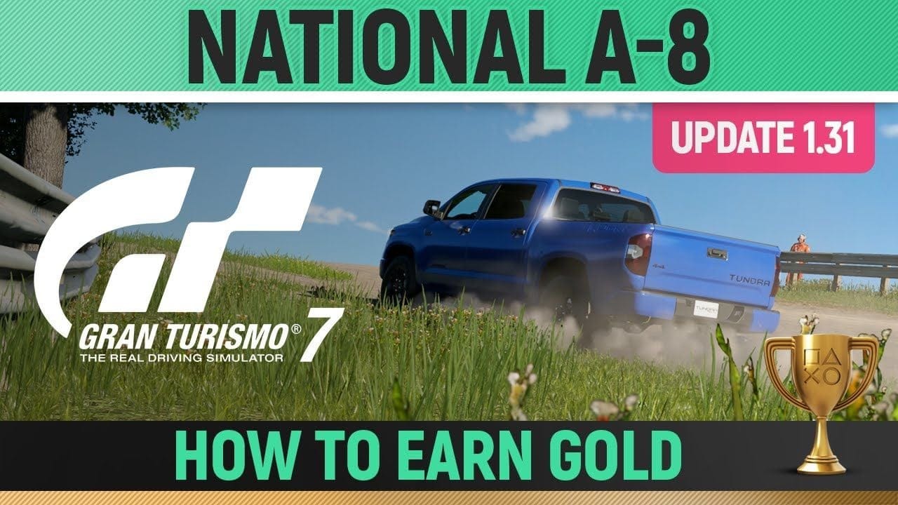 Gran Turismo 7 - National A-8 License (UPDATE 1.31) 🏆 How to Earn Gold