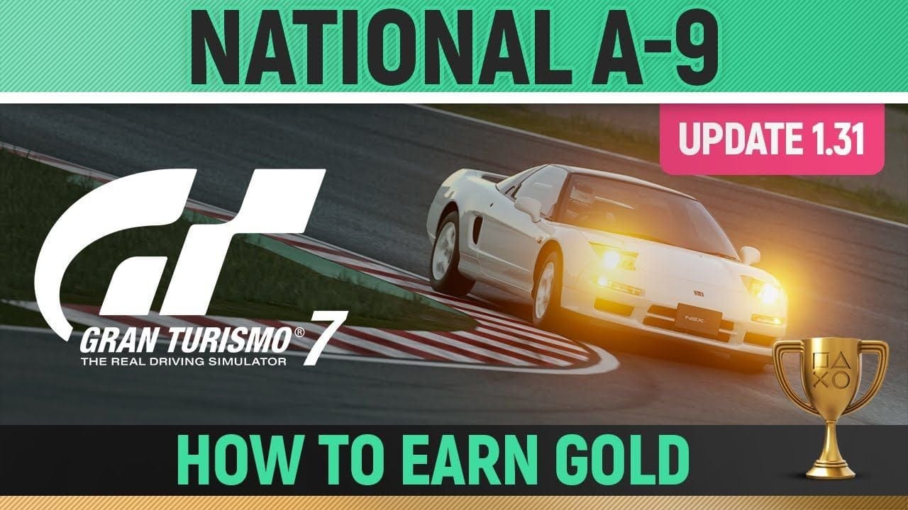 Gran Turismo 7 - National A-9 License (UPDATE 1.31) 🏆 How to Earn Gold