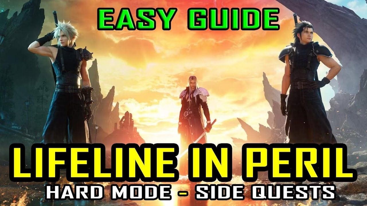 Final Fantasy 7 Rebirth - Lifeline In Peril - Hard Mode Side Quest Easy Guide