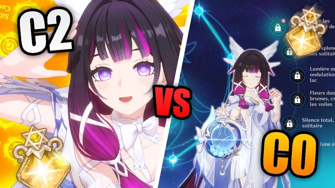 COLUMBINA C0 vs C2 ! Les CONSTELLATIONS valent elle le COUP ? TEST COMPLET | Genshin Impact