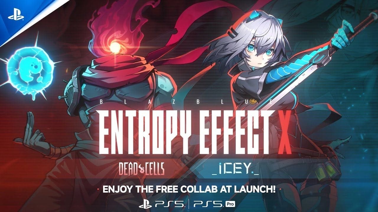 BlazBlue Entropy Effect X - Dead Cells & ICEY Day 1 Free Crossover Trailer | PS5 Games