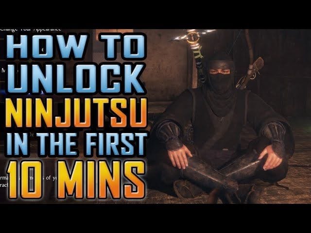 NIOH 2 - How to unlock NINJUTSU within the FIRST 10 MINUTES