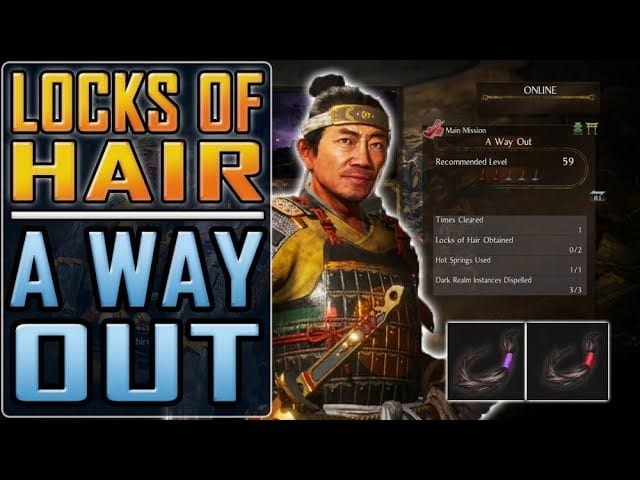 NIOH 2 - All LOCKS OF HAIR in A Way Out
