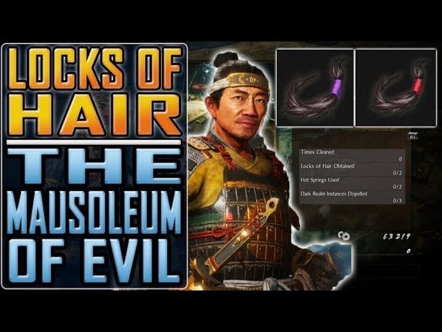 NIOH 2 - All LOCKS OF HAIR in The Mausoluem of Evil