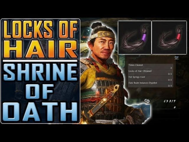 NIOH 2 - All LOCKS OF HAIR in The Shrine of Oath