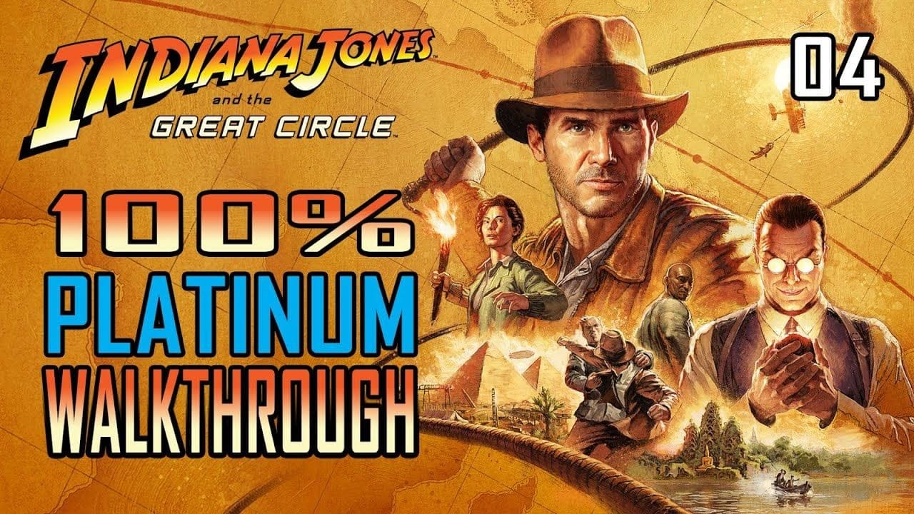 INDIANA JONES AND THE GREAT CIRCLE - 100% Platinum Walkthrough 4/16 (PS5) - Trophy/Achievement Guide