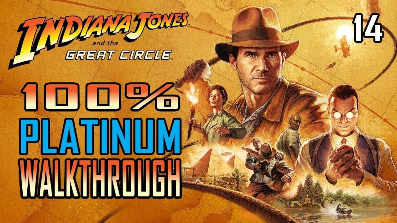 INDIANA JONES AND THE GREAT CIRCLE - 100% Platinum Walkthrough 14/16 (PS5) Trophy/Achievement Guide