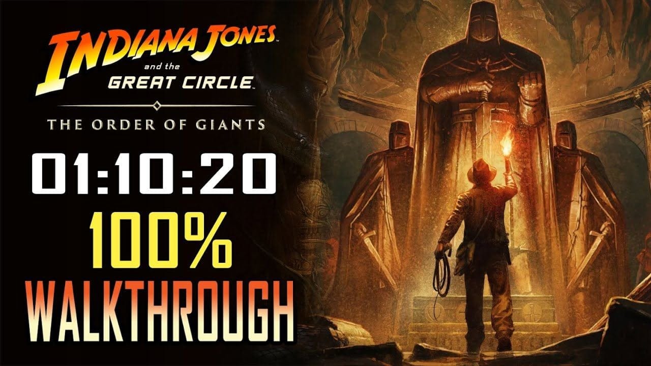 INDIANA JONES THE ORDER OF THE GIANTS DLC - 100% Walkthrough 01:10:20