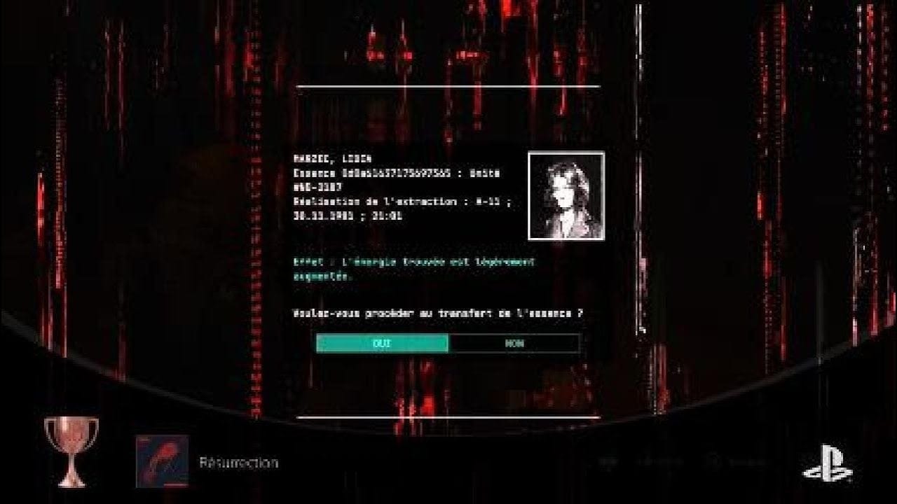 Cronos The New Dawn : Trophée Résurrection