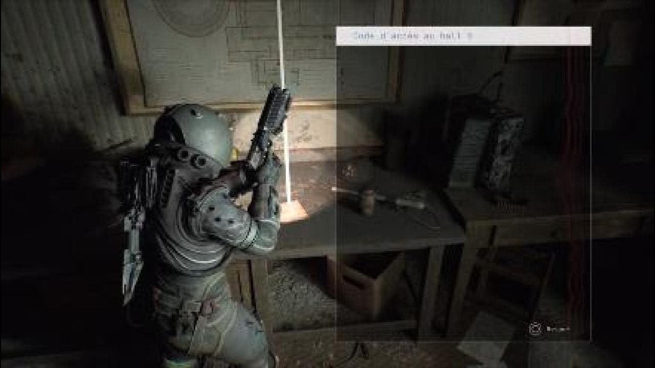 Cronos The New Dawn : ou trouver le code de la porte Hall B