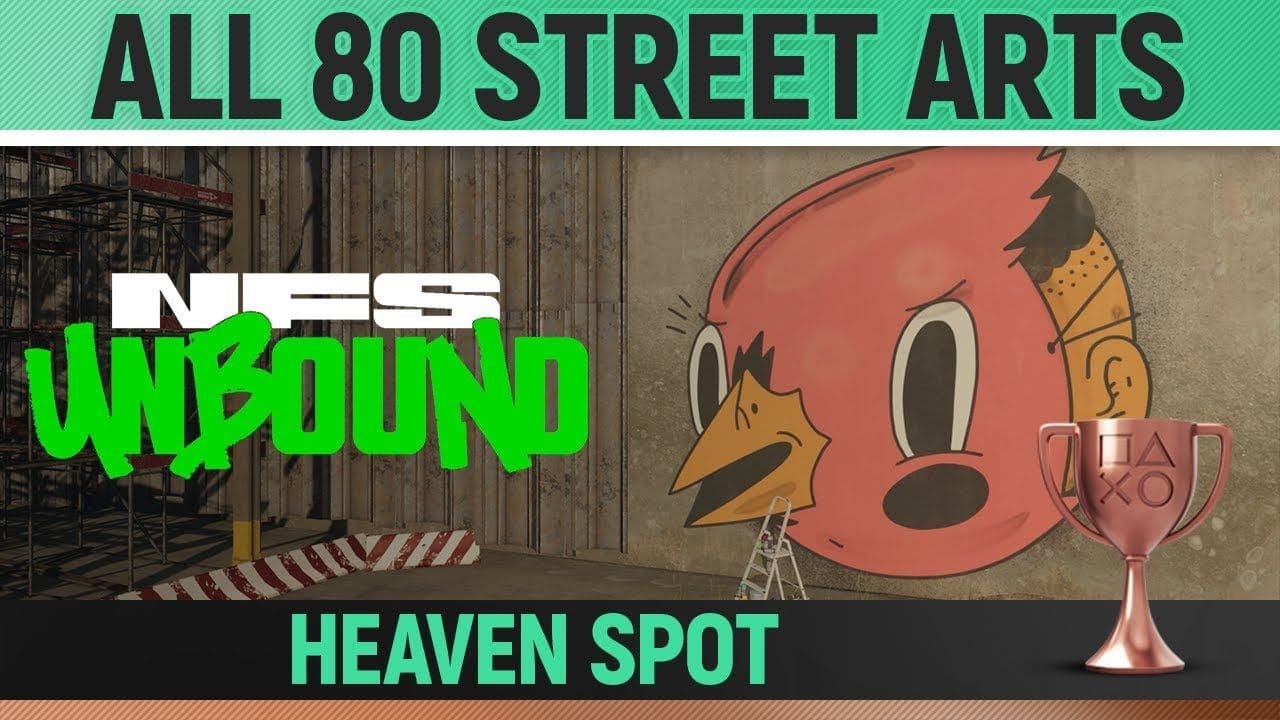 Need for Speed Unbound - All 80 Street Arts Collectibles 🏆 Heaven Spot