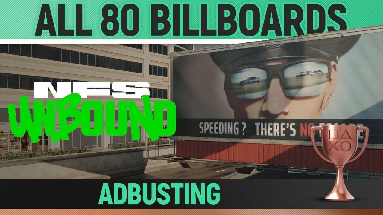 Need for Speed Unbound - All 80 Billboard Collectibles 🏆 Adbusting