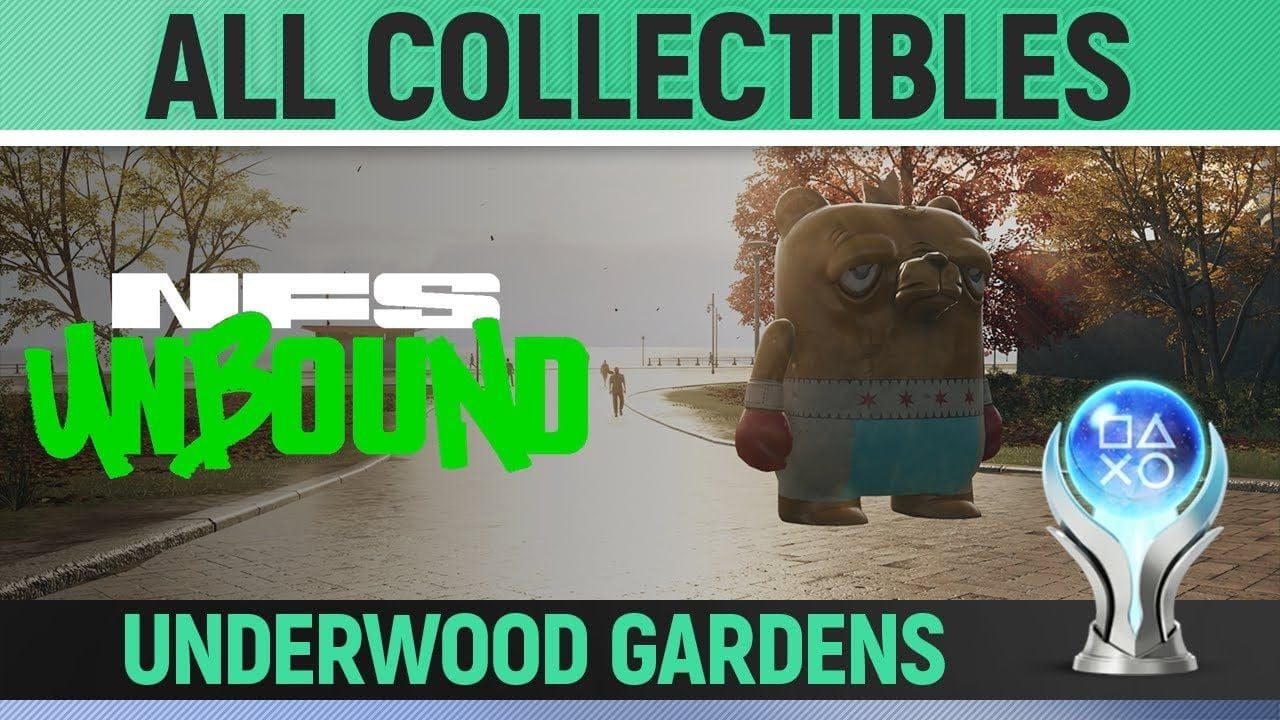 Need for Speed Unbound - Underwood Gardens - All Collectibles 🏆 Bear Champs, Street Art, Billboards