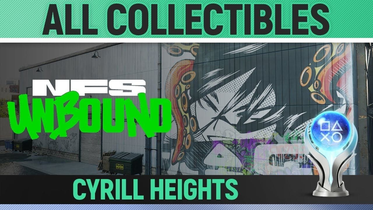 Need for Speed Unbound - Cyrill Heights - All Collectibles 🏆 Bear Champs, Street Art, Billboards