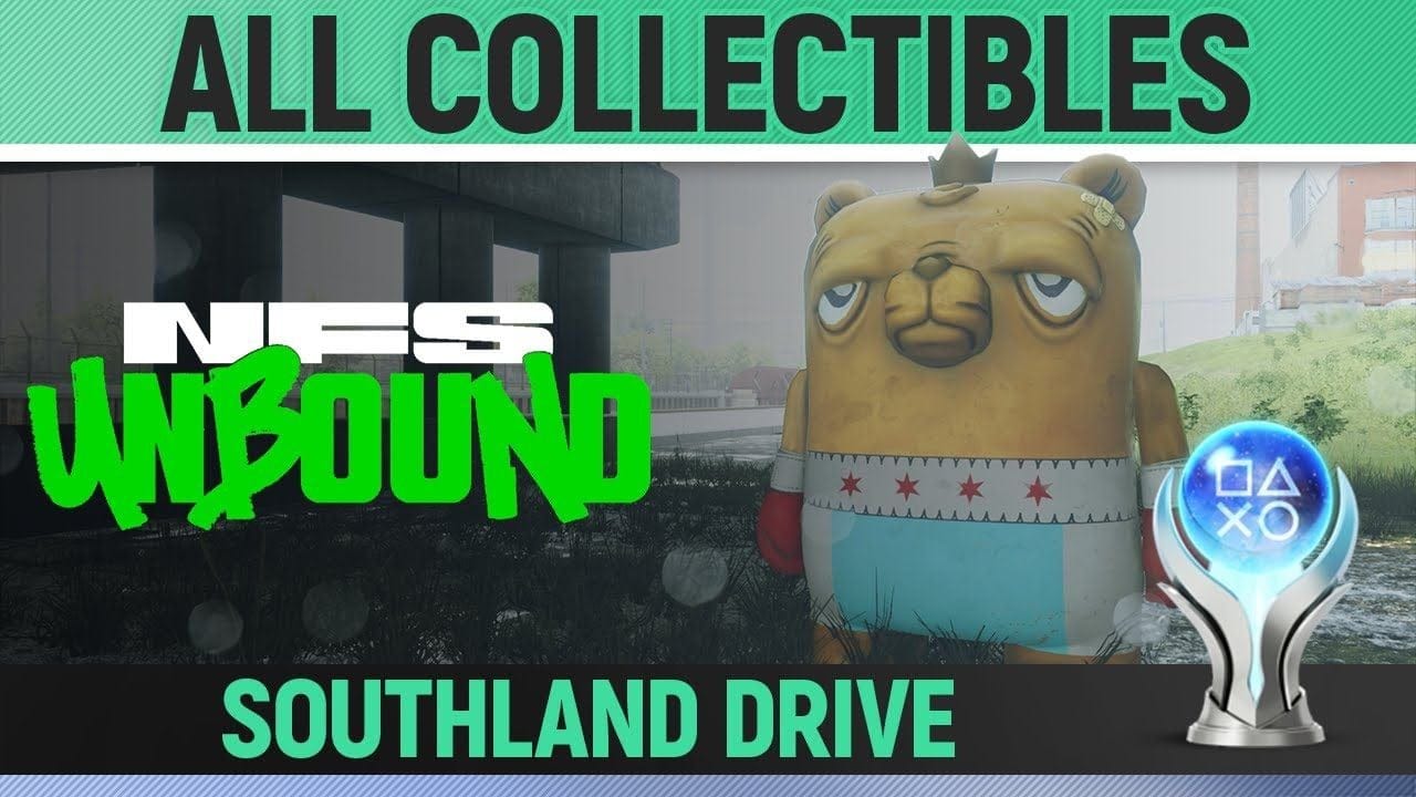 Need for Speed Unbound - Southland Drive - All Collectibles 🏆 Bear Champs, Street Art, Billboards