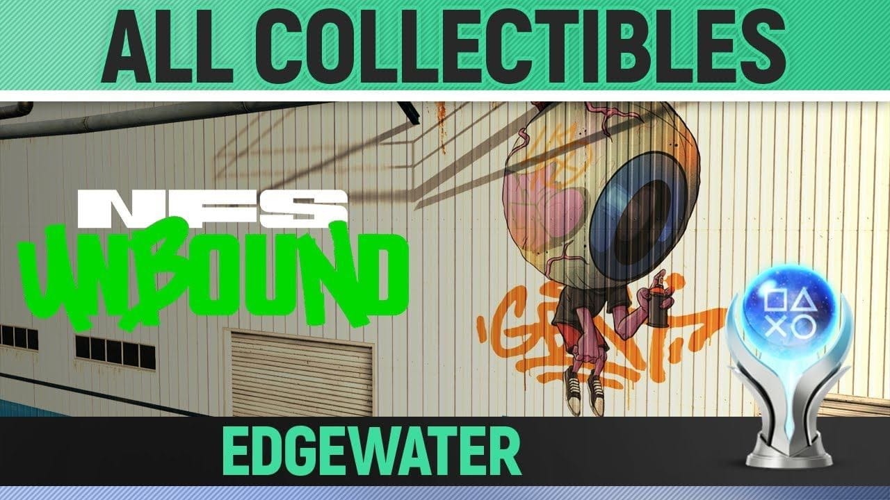 Need for Speed Unbound - Edgewater - All Collectibles 🏆 Bear Champs, Street Art, Billboards