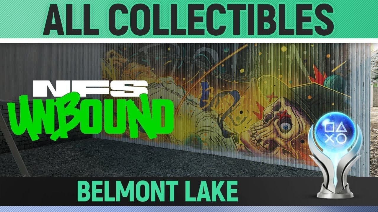 Need for Speed Unbound - Belmont Lake - All Collectibles 🏆 Bear Champs, Street Art, Billboards