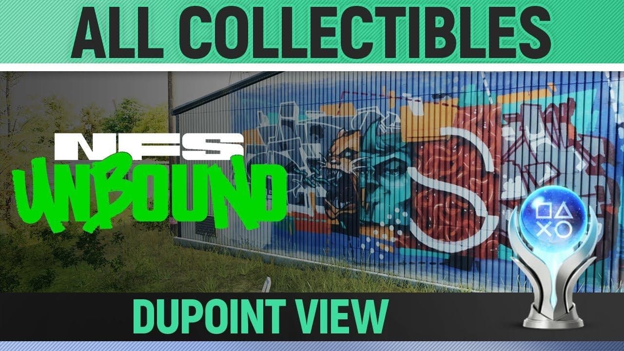 Need for Speed Unbound - DuPoint View - All Collectibles 🏆 Bear Champs, Street Art, Billboards