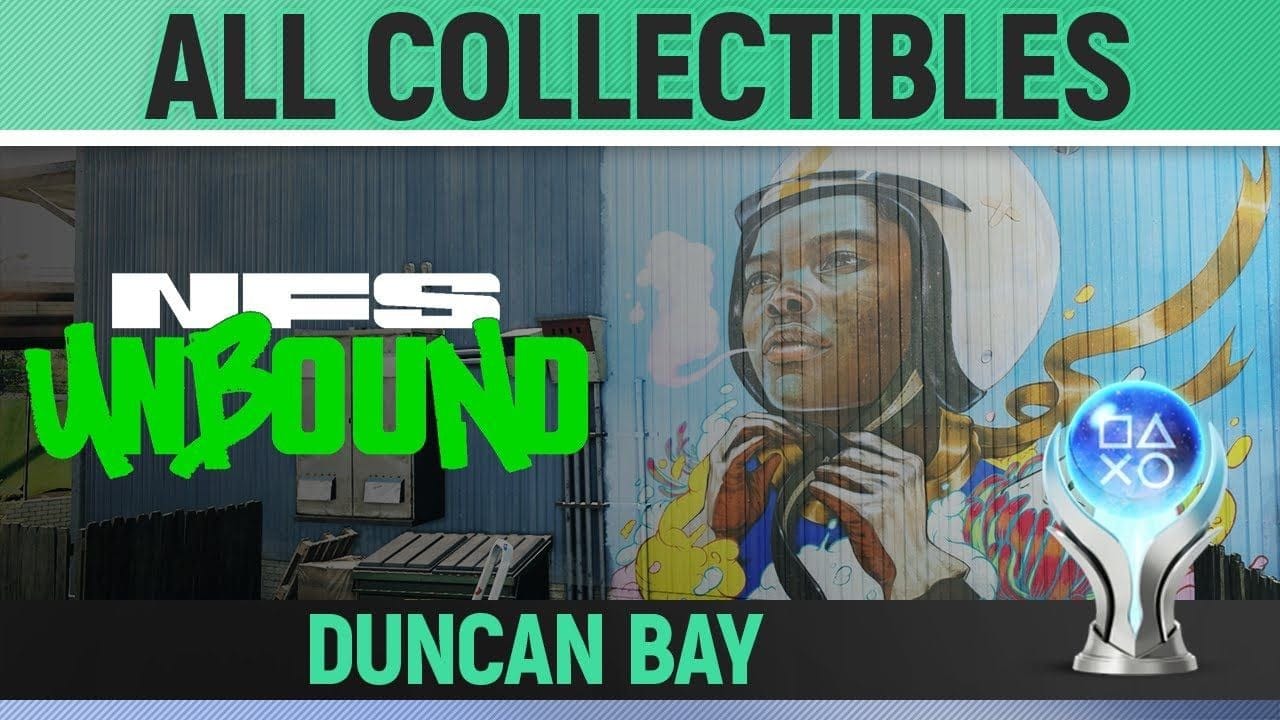 Need for Speed Unbound - Duncan Bay - All Collectibles 🏆 Bear Champs, Street Art, Billboards