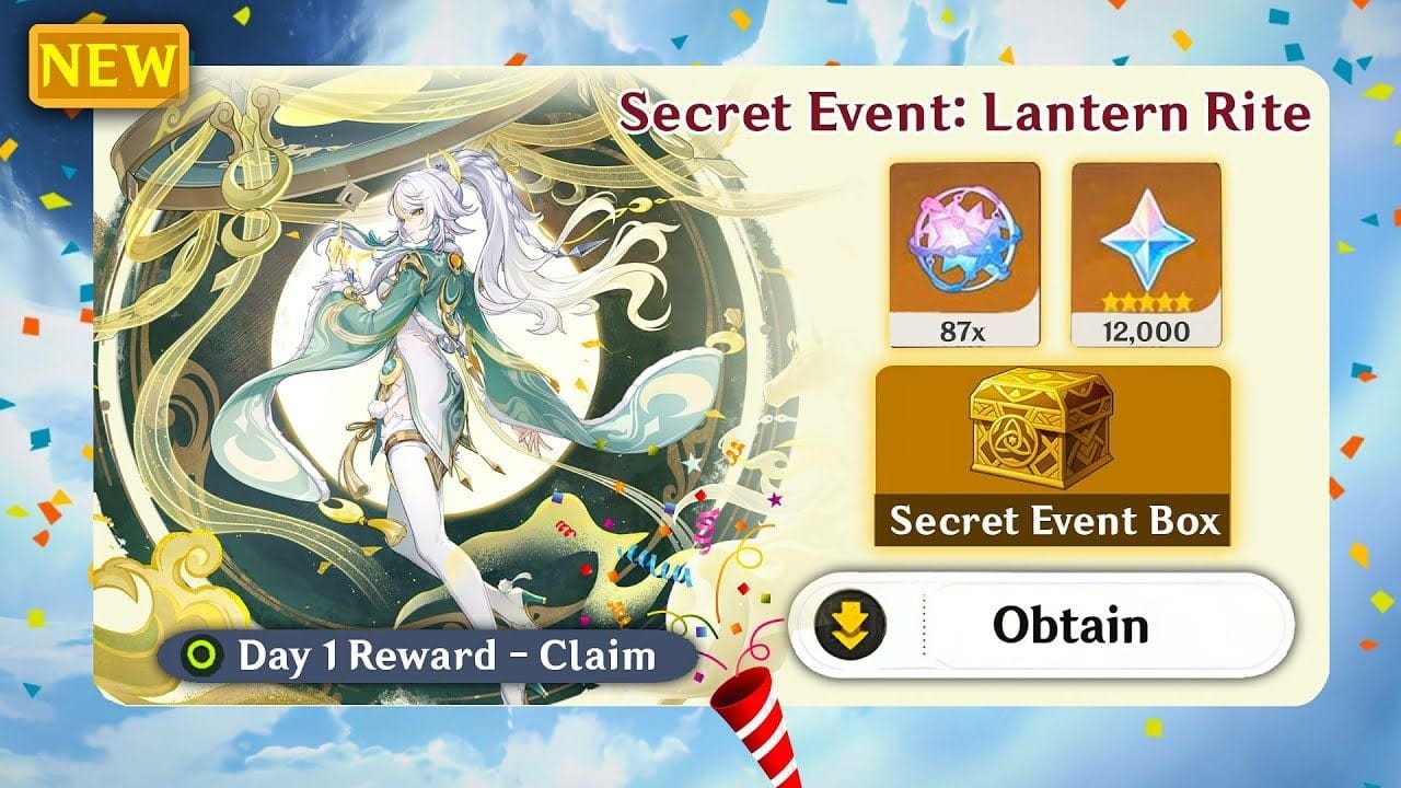 JUST IN! SECRET EVENT + HOW TO CLAIM FREE PRIMOGEMS FOR ZIBAI - Genshin Impact